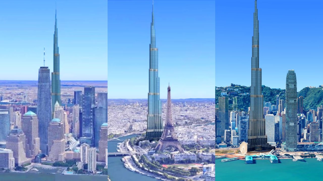 If Burj Khalifa Was Built In Other Cities Around The World YouTube