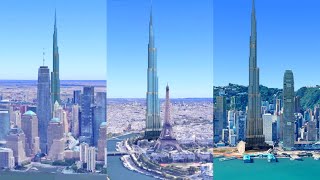 If Burj Khalifa was built in other cities around the world