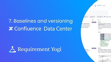 How to create baselines and compare requirement versions - Confluence Data Center