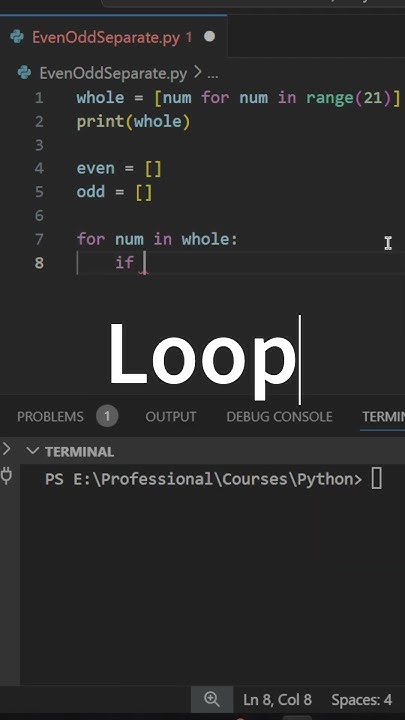 Separate Odd and Even Numbers #coding #functions #programming # ...