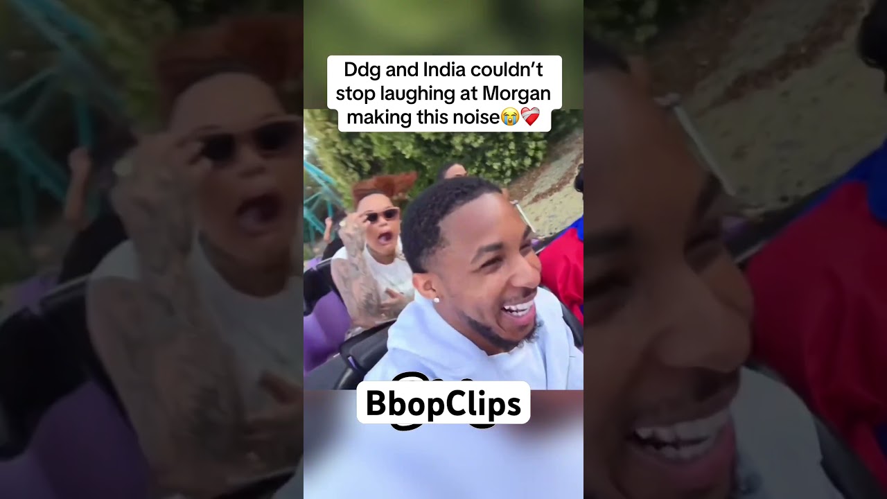 Ddg and India couldn’t stop laughing at Morgan making this noise 