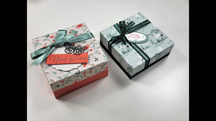 FB Live Replay - How to make boxes with pretty paper