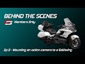 Mounting action cameras to a honda goldwing  cruisemans garage