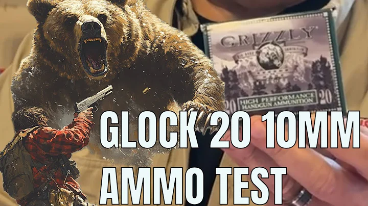 Glock 20 Gen 5 MOS Ammo test: Grizzly 200 GR JHP + PMC Bronze 200 GR JHP