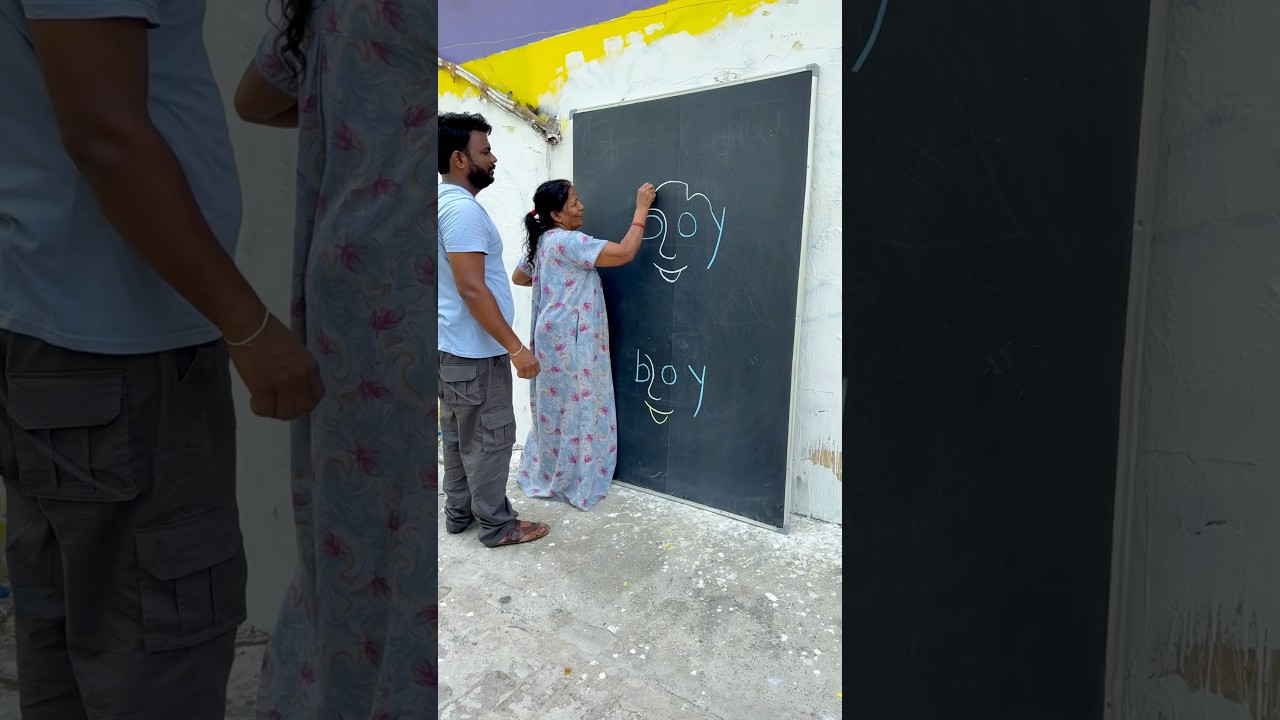 How to draw Boy and Girl step by step Amazing Drawing By Mom and Son | AP Drawing Girl and Boy 