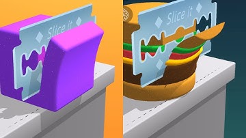 Very satisfying and relaxing ASMR slicing game Kinetic sand