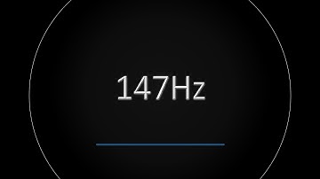 147Hz BASS Frequency BURP (Test Tone)