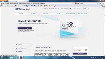 Lesson-00 How to Download & Install Visual C# 2010 Express and XNA 4.0 (www.xnaguide.com)