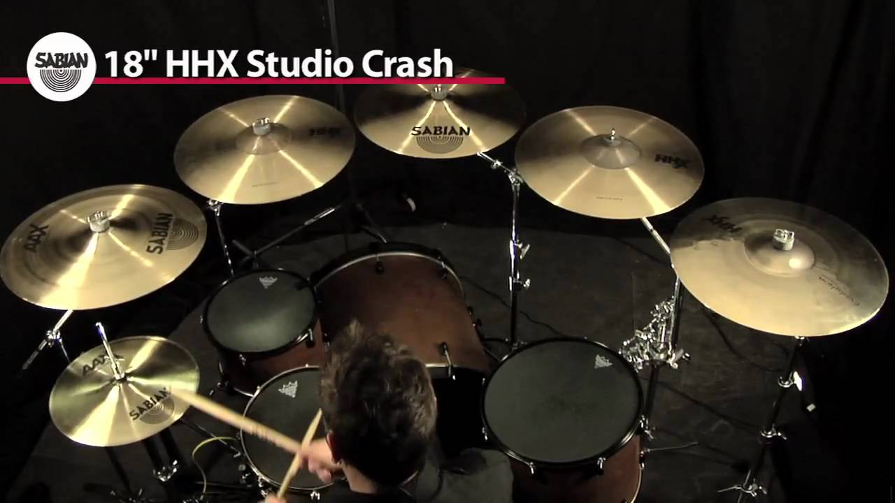 Crash Cymbal Comparison- 5 Sabian 18" Crashes - YouTube