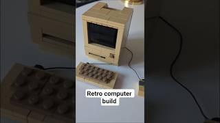 Retro computer build #computer #retrotech #lego #toy #tech #90s