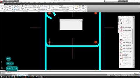 Column reinforcement AutoLISP program