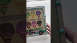 2 IN 1 magnetic bead maze color classification and letter matching game #tunjilool #maze #toys #kids
