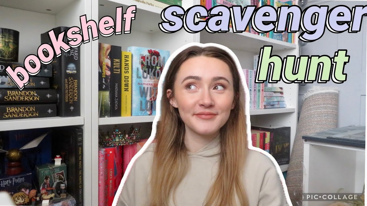 bookshelf scavenger hunt chooses my next read🔍 YouTube