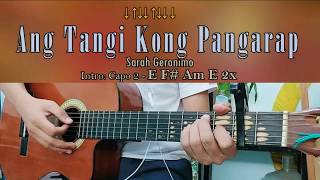Ang Tangi Kong Pangarap Sarah Geronimo Guitar Chords