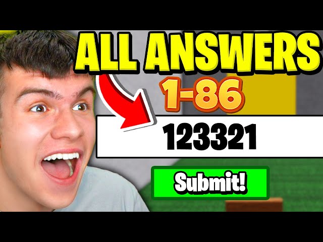 Roblox Puzzle Doors Answers: All Levels 1-86 Codes - Gamer Tweak