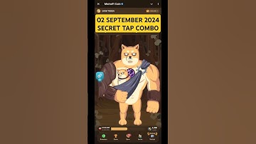 Memefi Secret Tap Combo Reward Today 02 September #memefi #dailycombo #2september