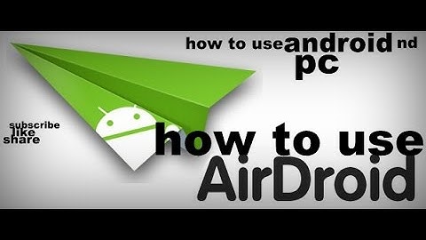 HOW TO USE AIRDROID ON PC [HINDI]:ControlAndroid on computer