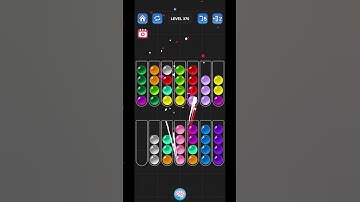 Another Lv 370 Ball Sort Puzzle - Color Game / 顏色分類遊戲 / ボールソーティングパズル (Guru Game)  #ballsortpuzzle