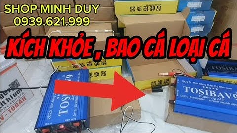 Máy kích cá - kích các loại cá rô phi cá da trơn , máy siêu khỏe , trống nước , trống giật ...