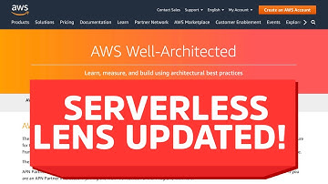 AWS Well-Architected Framework Serverless Lens Update, Feb/2020