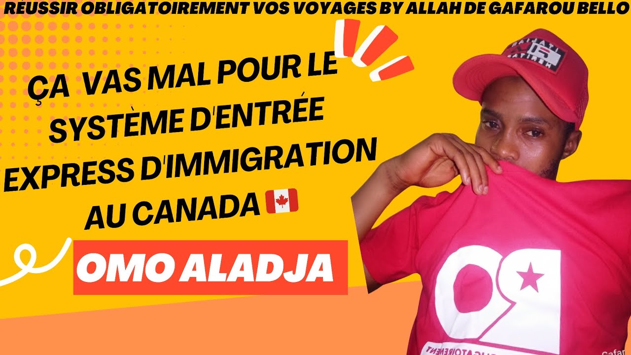 Ça vas mal pour le système d'entrée express d'immigration au Canada 🇨🇦 