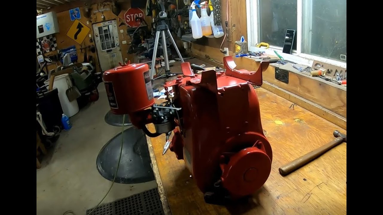 Troy Bilt 6HP tiller Engine Restore -- part -2 - YouTube