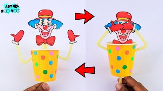 DIY Funny Paper Cup Joker | Paper cup craft ideas | how to make joker with paper cup | Funny Videos