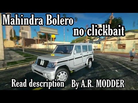 550 Bolero Car Mod Gta San Andreas  Free