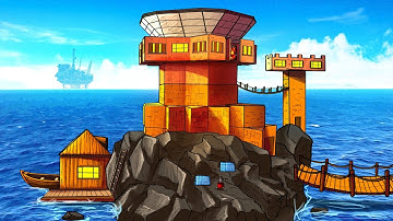 I Built a solo Empire on an ocean rock in Rust...