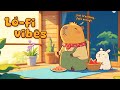 Soft Evenings with Capy & Bunny 🍃 Lo fi for Calm Minds