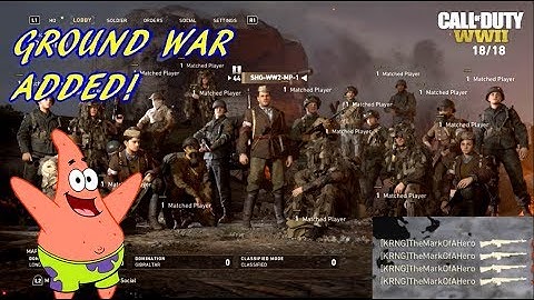 GROUND WAR IS COMING TO COD WW2 and FREE HEROIC BAR DUDE UP 2 VARIANT - NEW UPDATE