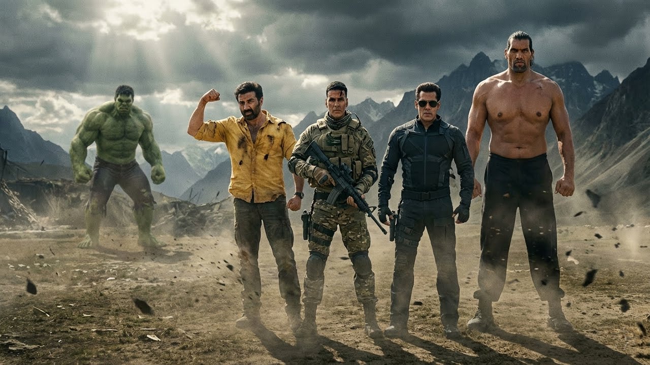 HULK vs INDIAN HEROES | Sunny Deol, Salman Khan, Akshay Kumar FINAL BATTLE | Epic Action Movie