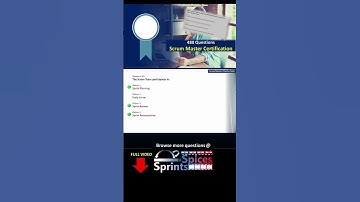 Scrum Master Certification Question 421 #agile #scrum #scrumcertification  #scrummaster #psm