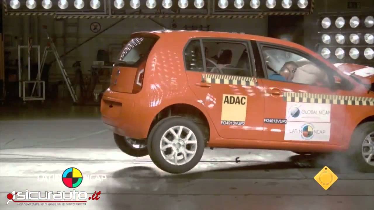 Crash Test Latin Ncap Volkswagen Up 2 Airbag Youtube