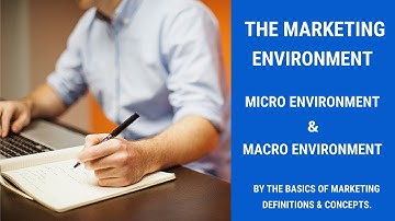 Marketing Environment (Micro & Macro Environment)