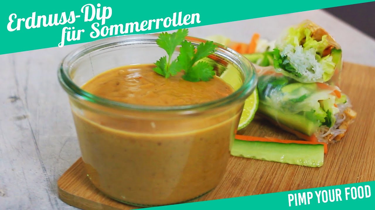 Erdnuss-Dip für Sommerrollen | Felicitas Then | Pimp Your Food Short ...
