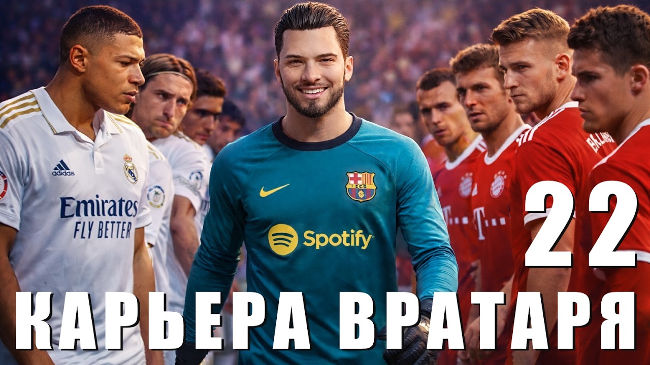 🔥 РЕАЛ И БАВАРИЯ ВЫЛЕТАЮТ ИЗ КУБКОВ !! FC 26 КАРЬЕРА ВРАТАРЯ #22