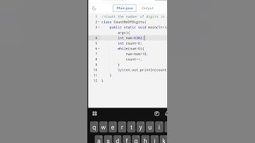 Program to count Number Of Digits | Count Number Of Digits | Digit Count | Java Programming