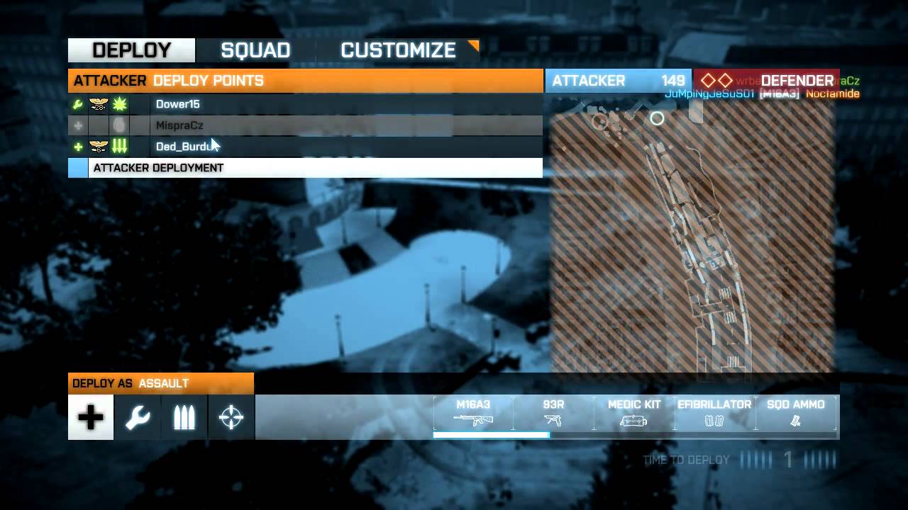 BF3: menší info