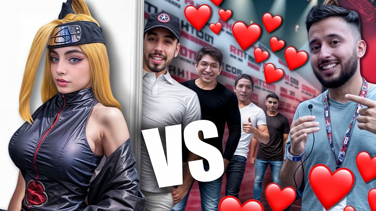 1 Cosplayer VS 4 Otakus (en busca del Amor)