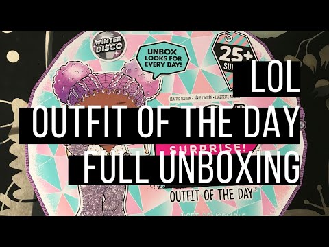 Lol Surprise Winter Disco Outfit Of The Day Ootd 2019 Unboxing