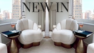 NEW LIVING ROOM FURNITURE + BATHROOM DECOR | Retro Flame NYC Apartment Episode 7