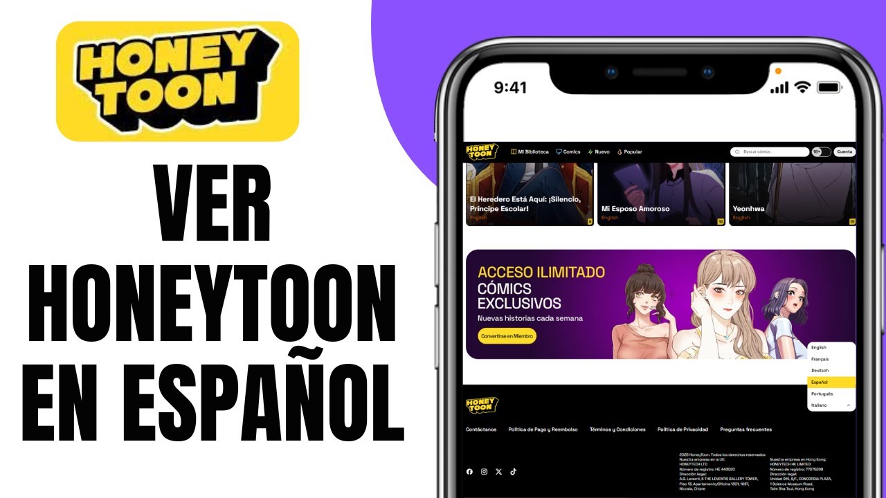 Cómo VER HONEYTOON En Español YouTube