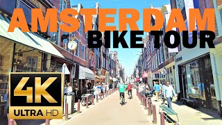 AMSTERDAM  Bike protour 4K 60fps  The Netherlands  Holland 4K UHD