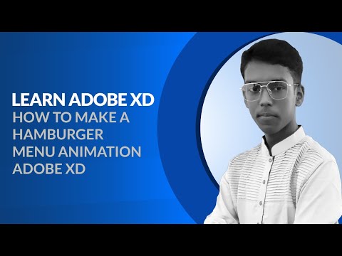 #2 How to make a hamburger menu animation in adobe xd |Graphic Design | shaon design