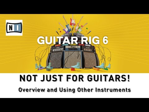 Guitar Rig 6 Pro - Overview - Other Instruments - Track Creation