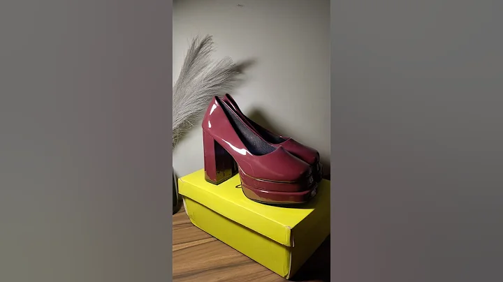 JmLooks | Cherry red heels | Block heels |#explore #viralvideo #ytshorts #footwear #heels