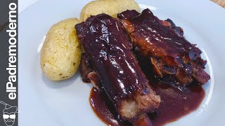 COSTILLAS de cerdo a la MIEL y MOSTAZA Receta Fácil y deliciosa