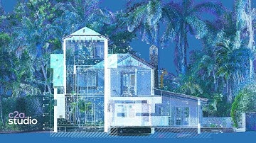 As-Built 3d Laser Scanning of Historic Miami Beach Home by Carl Fisher