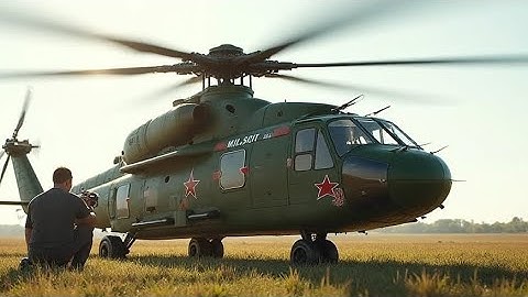 The Giant Soviet RC Gunship — Engineering in Motion”